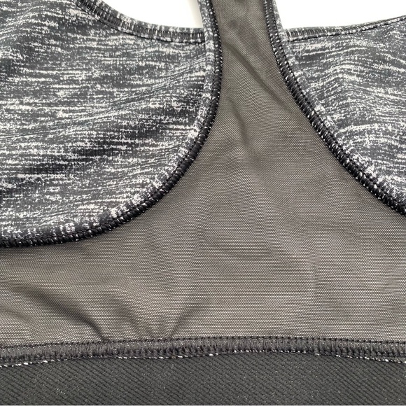 Victoria’s Sport VSX The Player Mesh Logo Band Sports Bra Heathered Grey S - Picture 12 of 13
